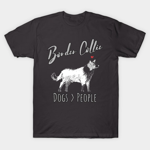 Border Collies - Dogs > People T-Shirt by JKA